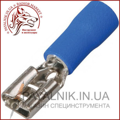 Конектор Takel плоский з ізоляцією "мама" FDD 2-250 (1,5-2,5/6,3-0,8) (1шт)