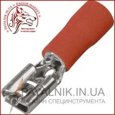 Конектор Takel плоский з ізоляцією "мама" FDD 1-250 (0,5-1,5/6,3-0,8) (1шт)