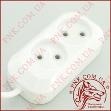 Подовжувач мережі SVITTEX SV-009-2 2м, 2 розетки, 2.2кВт