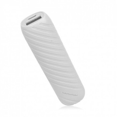 Портативний зарядний пристрій Power Bank WUW U29 2600 mAh (5V/1A, 1 USB, білий)