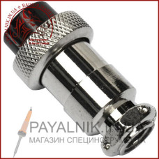 Роз'єм MIC 326, (гніздо), монтажний, 6pin, діаметр - 16мм (1-0417)