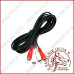 Кабель аудіо 2 RCA - 2 RCA audio 3.0m Польща, мідь (KPO2610-3) Кабель аудіо 2 RCA - 2 RCA audio 3.0m Польща, мідь (KPO2610-3)