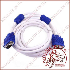 Кабель VGA - VGA 5 метрів (HDB15pin) DC