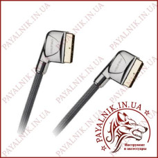 Кабель Scart - Scart повний 21pin 1.5м Cabletech Eco-Line Польща (скарт-скарт) (KPO4015-1.5)