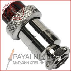 Роз'єм MIC 324, (гніздо), монтажний, 4pin, діаметр - 16мм (1-0409)