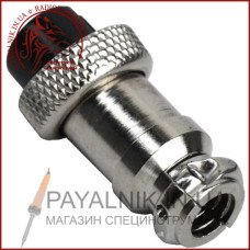 Роз'єм MIC 322, (гніздо), монтажний, 2pin, діаметр - 16мм (1-0401) Роз'єм MIC 322, (гніздо), монтажний, 2pin, діаметр - 16мм (1-0401)