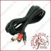 Кабель аудіо mini jack 3.5mm stereo - 2 RCA audio 5.0m Польща (KPO2747-5)