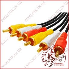 Кабель 3 RCA - 3 RCA 1.2м Стандарт