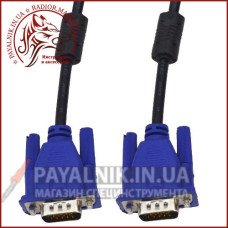 Кабель VGA - VGA 1.5 метрів (HDB15pin) Стандарт Кабель VGA - VGA 1.5 метрів (HDB15pin) Стандарт