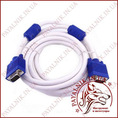 Кабель VGA - VGA 5 метрів (HDB15pin) DC