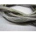 Кабель AUX mini jack 3.5мм 1.0м тканина в силіконі (без пакування)