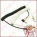 Кабель AUX mini jack 3.5мм 0.5-1.0м спіраль, кручений (стандарт) (тканина в силіконі)