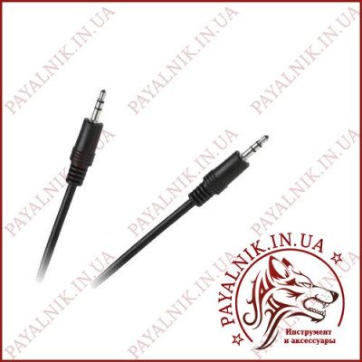 Аудіо кабель mini jack 3.5мм 0.8м (KPO2743-0.8) (aux audio cable)