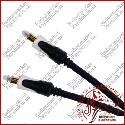 Кабель оптичний звуковий 2.0м Cabletech Basic Edition Optical Cable в екрані Польща (KPO3845-2)