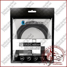 Кабель оптичний звуковий 5.0м Cabletech Basic Edition Optical Cable в екрані Польща (KPO3845-5)