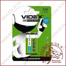Батарейка VIDEX 9v 6LR61 ALKALINE (крона)