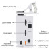Мікроскоп з прищепкою для телефону 100X з підсвіткою LED + UV OS-100W