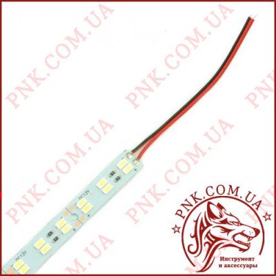 Світлодіодна стрічка лінійка BRT 12V 30W, 144 LED (5730), біла (6500K), зі скотчем