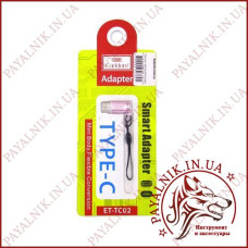 Перехідник адаптер Earldom мама Micro usb на штекер Type C (ET-TC02) Перехідник адаптер Earldom мама Micro usb на штекер Type C (ET-TC02)