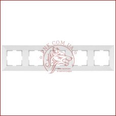 Рамка п'ятірна біла Panasonic arkedia slim (WNTC0805-2WH) (480500135)