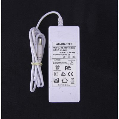 Блок живлення DC 12v 4a (штекер 5.5/2.1мм) (RS-400/120-S336) ORIGINAL