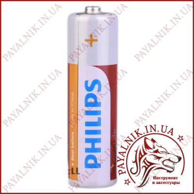 Батарейка PHILIPS Long life 1.5V R6, AA (R6L4F)