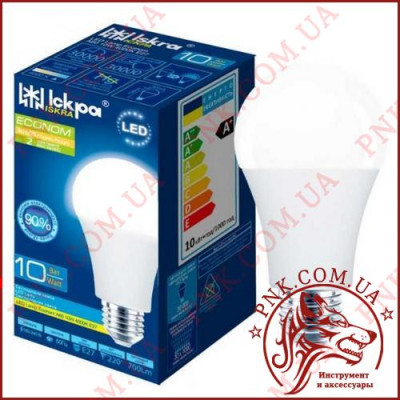 Лампочка ISKRA 10W LED 4000K E27 ECO світлодіодна (A60)