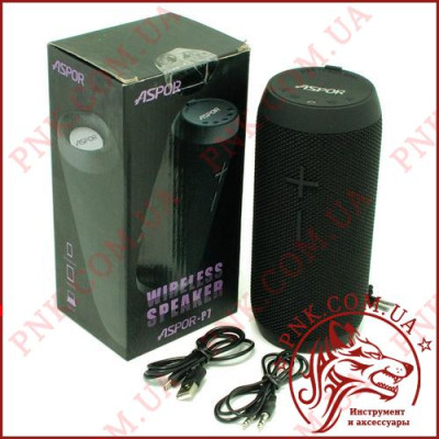 Bluetooth колонка Aspor-P 7, чорний