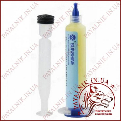 Флюс-гель Sunshine RMA-229-TPF(UV) [10 мл] для безсвинцевого паяння SMD, BGA - аналог Amtech-559