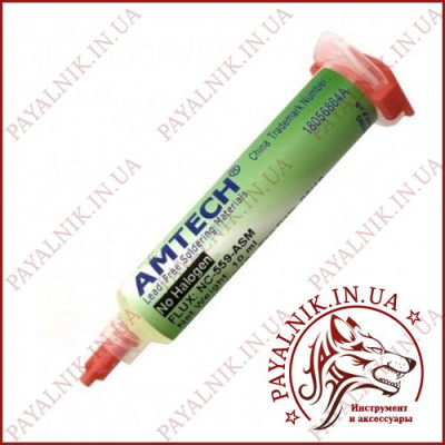 Флюс AMTECH NC-559-ASM для паяння SMD, BGA, PGA, PLCC, QFP, CSP