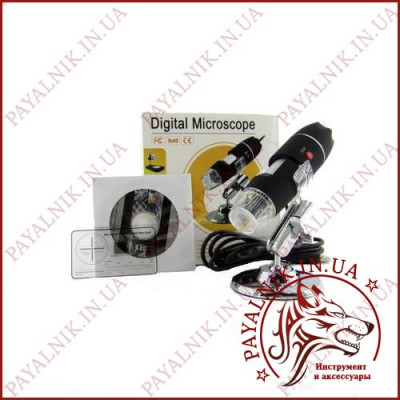 Цифровой USB микроскоп 50-500X (U500X) (14-0405)