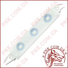 Світлодіодний модуль BRT 220V 1.5W, 3 LED (2835), білий (6500K)