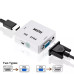 Конвертер MINI перетворювач HDMI у VGA, гніздо HDMI (IN) - гніздо VGA (OUT) MINI