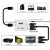 Конвертер MINI перетворювач HDMI у VGA, гніздо HDMI (IN) - гніздо VGA (OUT) MINI