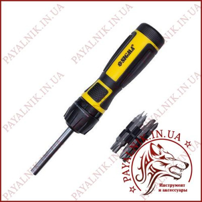 Викрутка Sigma високошвидкісна з прискорювачем 5X + біт 12шт. CrV-6150 HRC 51-56