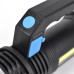Ліхтар ручний X-Balog BL-828 від акумулятора, зарядка від Micro USB + сонячна панель