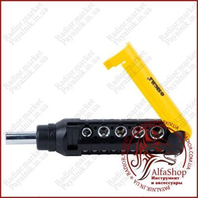 Викрутка Sigma з реверсом біт + головки 13шт. CrV-6150 HRC 51-56