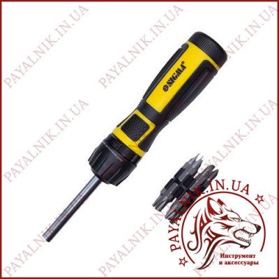 Викрутка Sigma високошвидкісна з прискорювачем 5X + біт 12шт. CrV-6150 HRC 51-56