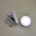 Настільна LED лампа на прищіпці, 24 LED, 4W, 3000-6500K, біла (BL-7304-white)