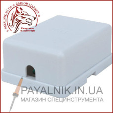 Телефонна розетка х1 (6Р4С) зовнішня з липучкою