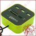 Концентратор USB HUB 3 порти + картридер (SD, MS, M2, TF, Micro SD) v2.0 Combo (SY-H227)