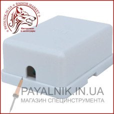 Телефонна розетка х1 (6Р4С) зовнішня з липучкою Телефонна розетка х1 (6Р4С) зовнішня з липучкою