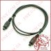 Кабель оптичний звуковий 1.0м Toslink plug чорний