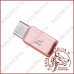 Перехідник HOCO Micro USB на Type-C Rose Gold
