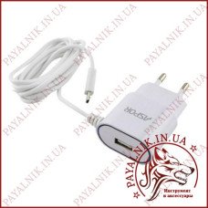 Зарядний пристрій ASPOR A802 (1USB 1A) + кабель Micro USB 1.2 метра