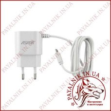 Зарядний пристрій ASPOR A802 (1USB 1A) + кабель Micro USB 1.2 метра