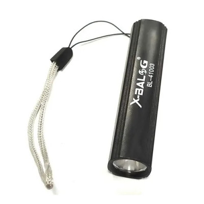 Ліхтарик кишеньковий X-Balog BL-41003, від акумулятора Li-on, зарядка від Micro USB, пластиковий кей