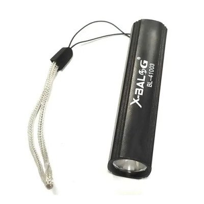 Ліхтарик кишеньковий X-Balog BL-41003, від акумулятора Li-on, зарядка від Micro USB, пластиковий кей