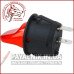 Перемикач-тумблер MRS-101-9H ON-OFF 2-х контактний, 6A, 220V, червоний (11-0430)