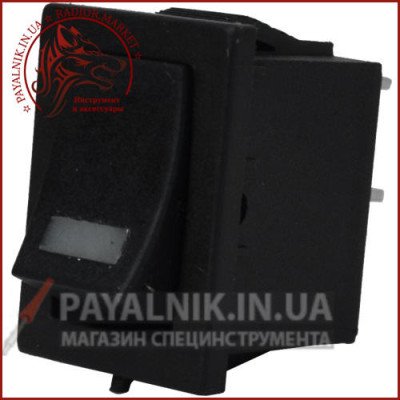 Перемикач з підсвічуванням MIRS-101-3+LED ON-OFF 4-х контактний, 3A, 220V, червоний